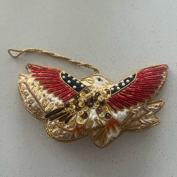 Elegant Red and Gold Ornament - Picture 2 of 4